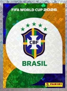 Brazil team badge sticker